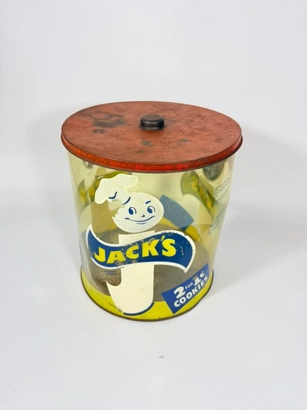 Happy Jacks Cookie Company vintage mid